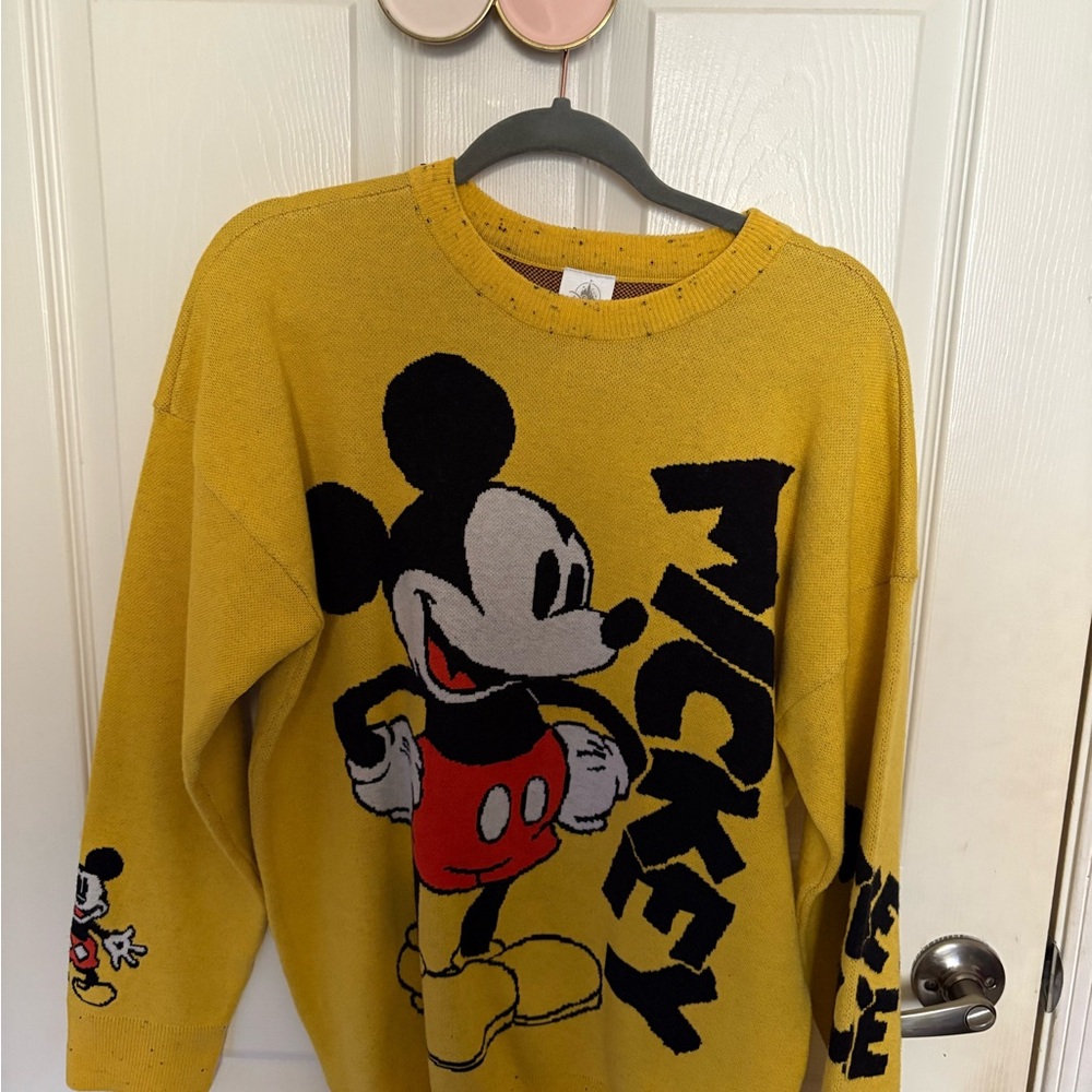 Mickey Mouse Disney Yellow Sweater